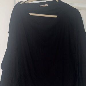 We The Free black  Knit Top